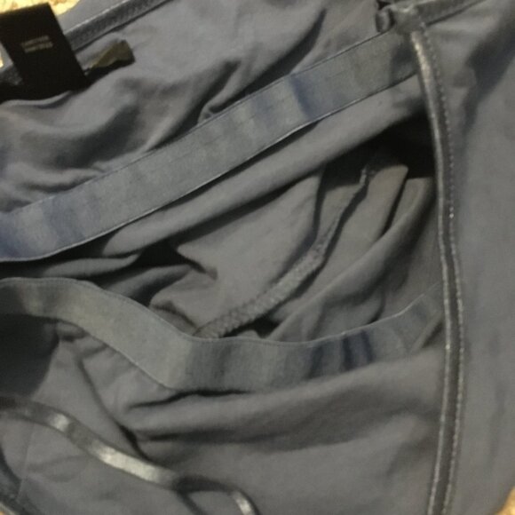 Lake Blue Cotton Athletic Tank Top With Adjustable Straps + Built In Support - Picture 8 of 15